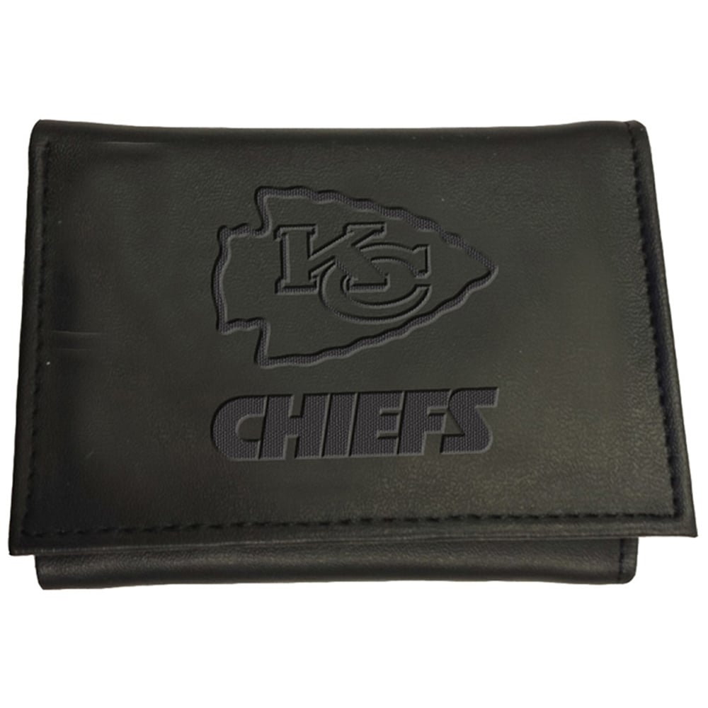 Men's Black Kansas City Chiefs Hybrid Tri-Fold Wallet