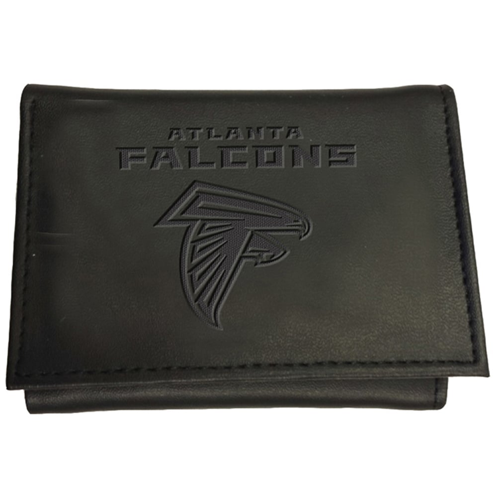 Men's Black Atlanta Falcons Hybrid Tri-Fold Wallet