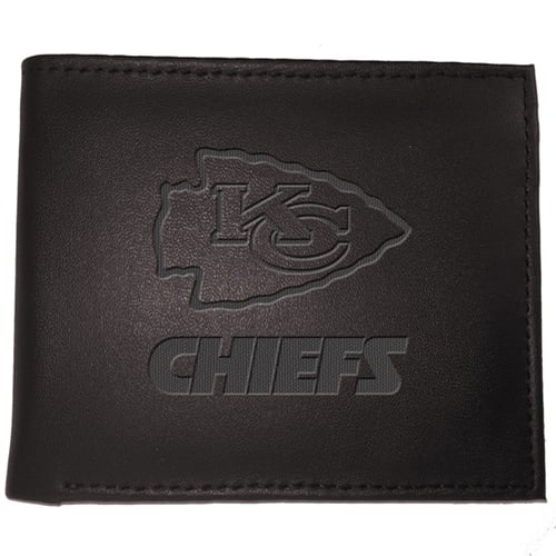 Men's Black Kansas City Chiefs Hybrid Bi-Fold Wallet