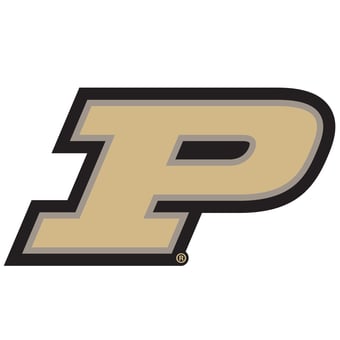 Purdue Boilermakers Distressed Logo Cutout Sign