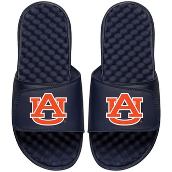 Youth ISlide Navy Auburn Tigers Primary Logo Slide Sandals