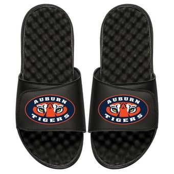 Men's ISlide Black Auburn Tigers Logo Slide Sandals