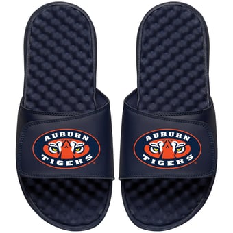 Men's ISlide Navy Auburn Tigers Logo Slide Sandals