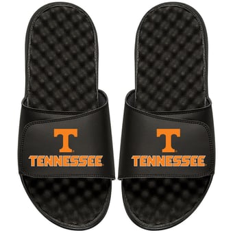 Men's ISlide Black Tennessee Volunteers Wordmark Logo Slide Sandals
