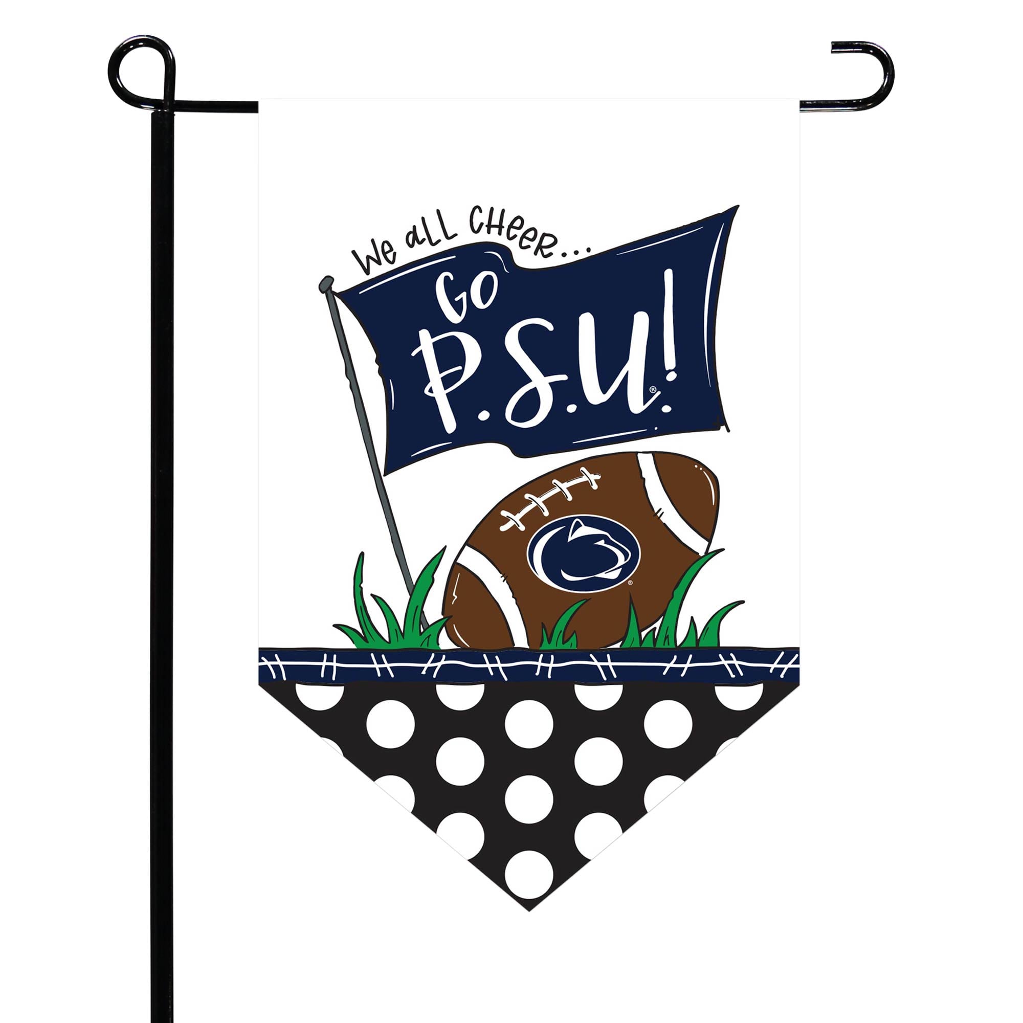 Penn State Nittany Lions Pointed Garden Flag
