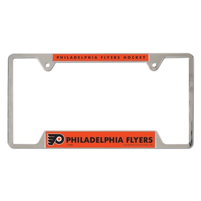 WinCraft  Philadelphia Flyers Chrome Plated Metal License Plate Frame