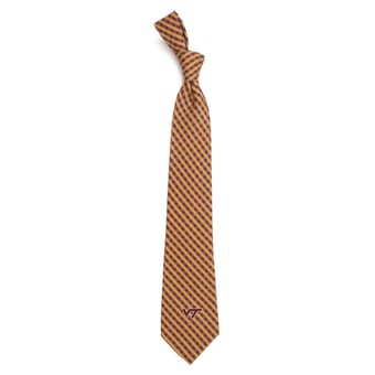 Virginia Tech Hokies Gingham Tie