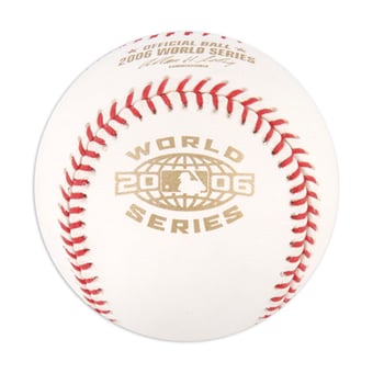 2006 MLB World Series Baseball