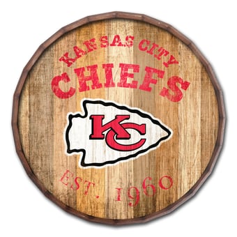 Kansas City Chiefs 24'' Established Date Barrel Top