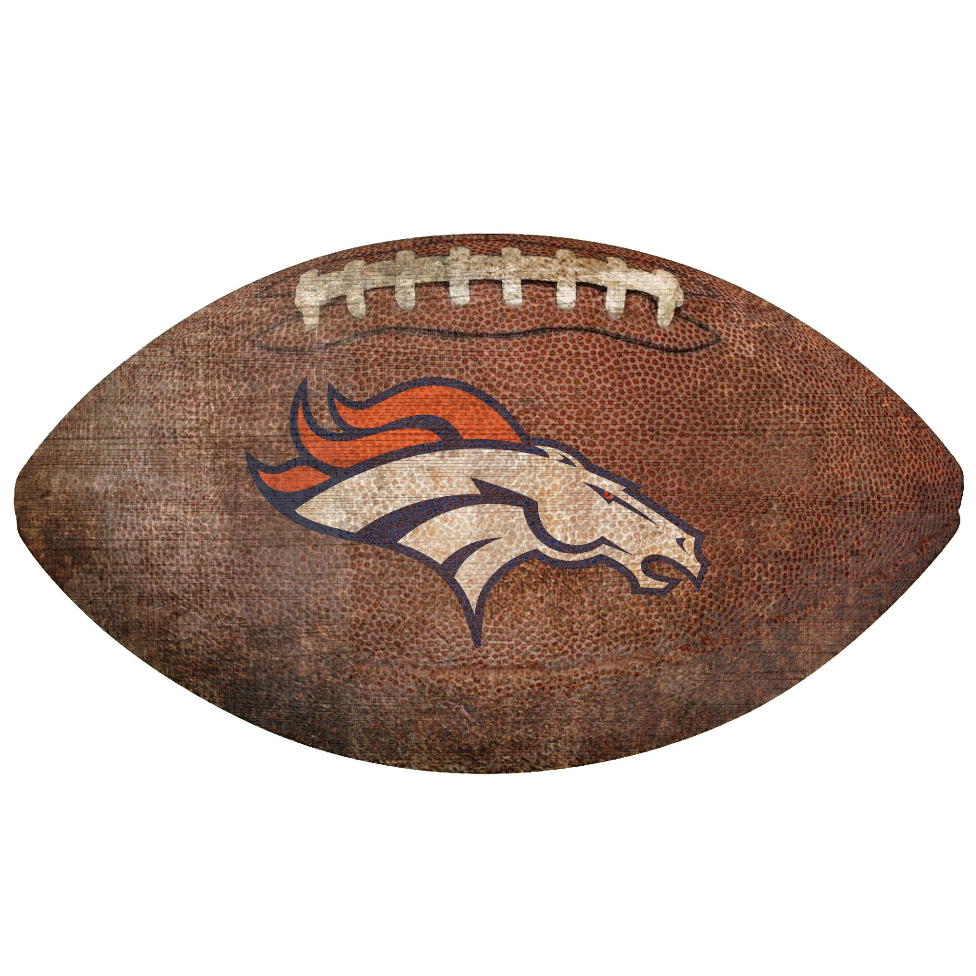 Denver Broncos 12” Football Sign Denver Broncos 12” Football Sign