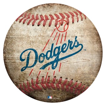 Los Angeles Dodgers 12'' x 12'' Baseball Sign