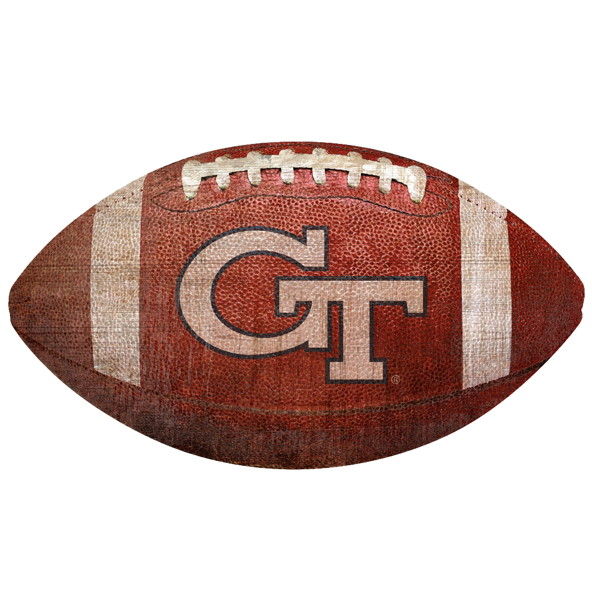 Georgia Tech Yellow Jackets 12'' Football Sign