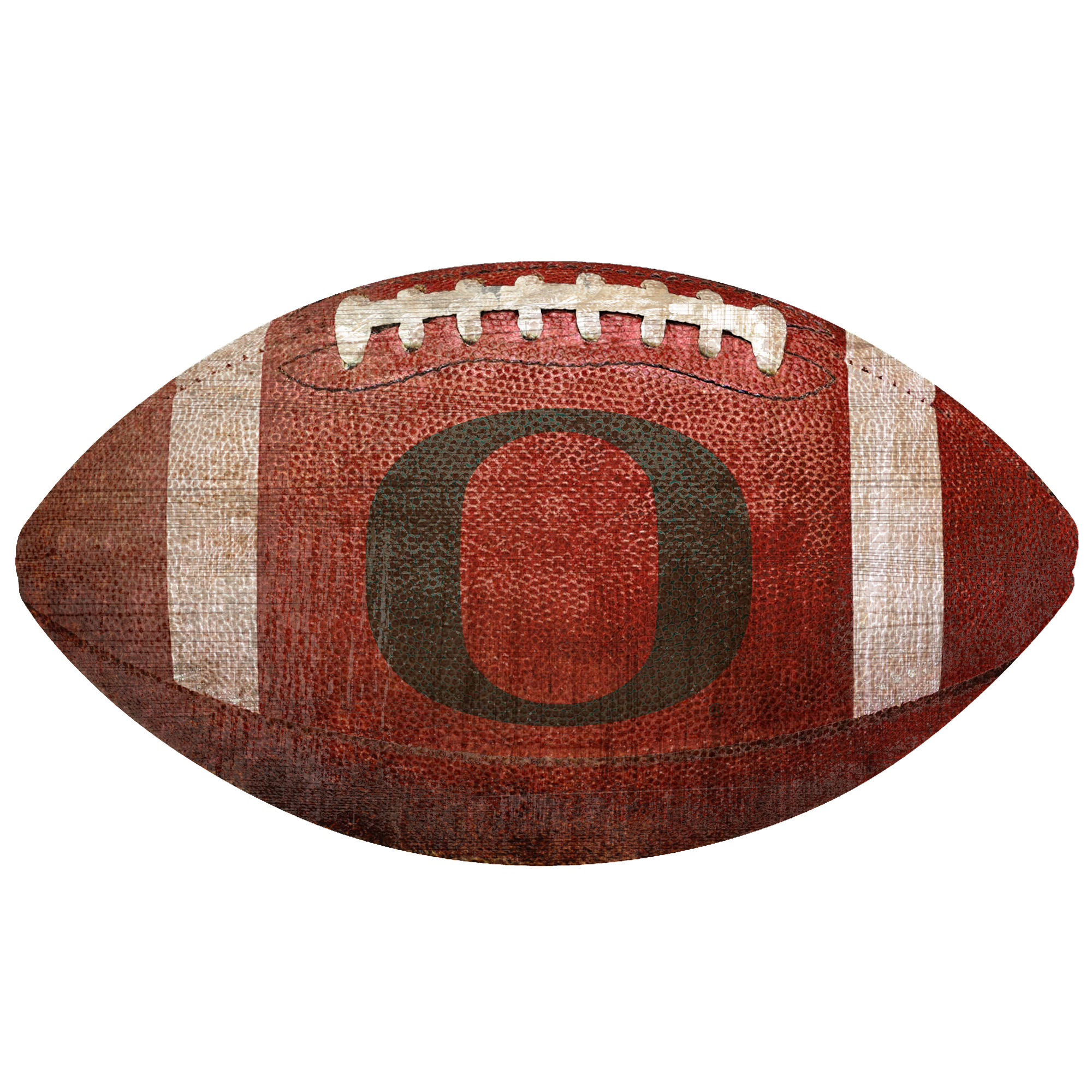 Oregon Ducks 12'' Football Sign