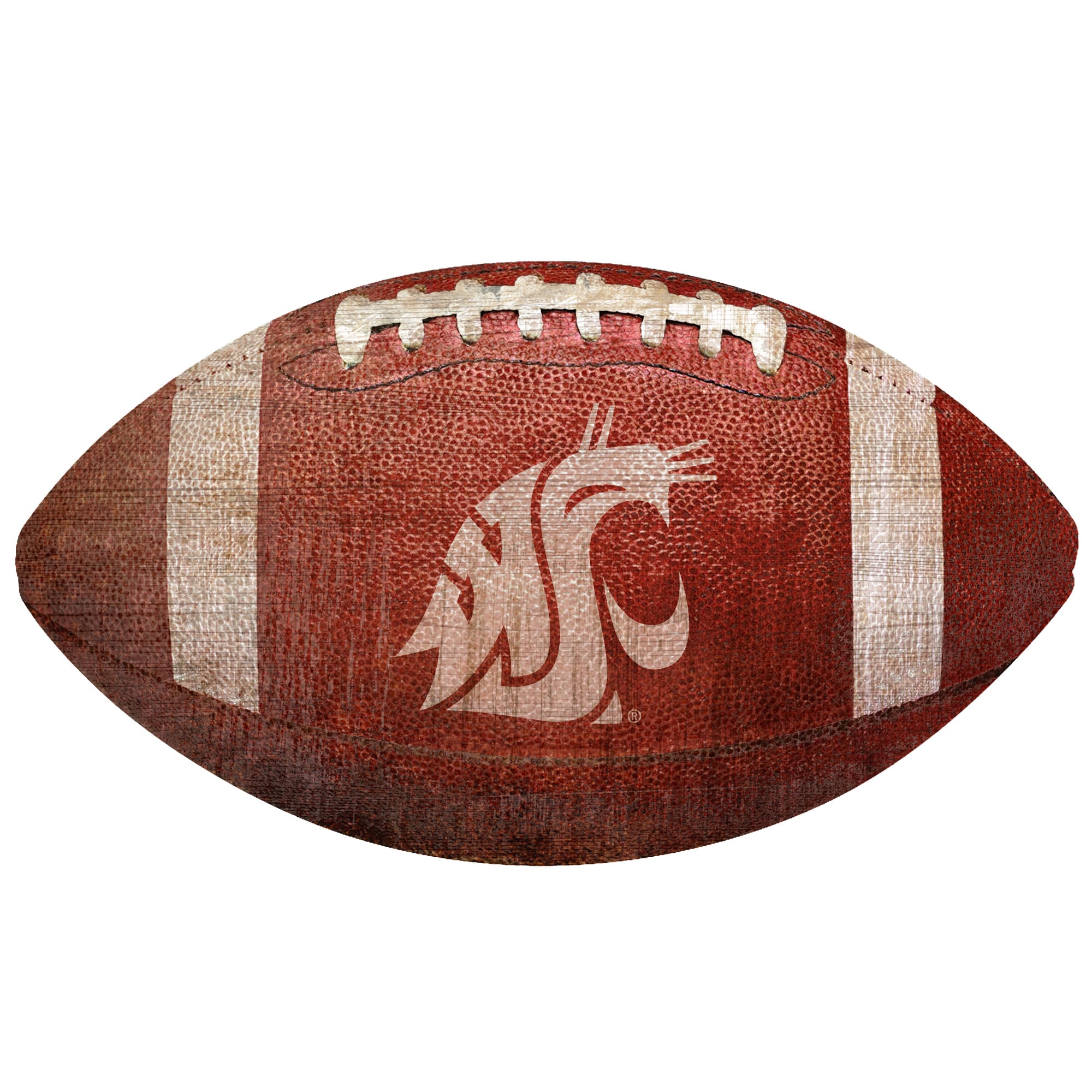 Washington State Cougars 12'' Football Sign