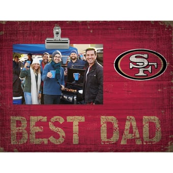 San Francisco 49ers 8'' x 10.5'' Best Dad Clip Frame