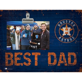 Houston Astros 8'' x 10.5'' Best Dad Clip Frame