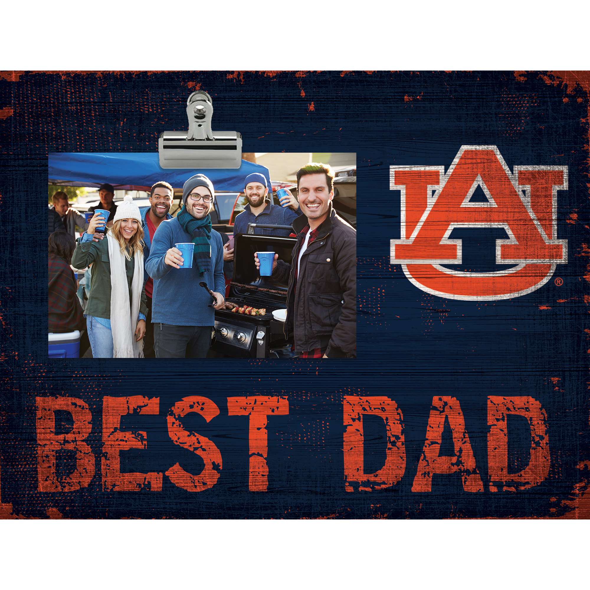 Auburn Tigers 8'' x 10.5'' Best Dad Clip Frame