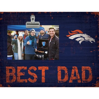 Denver Broncos 8'' x 10.5'' Best Dad Clip Frame