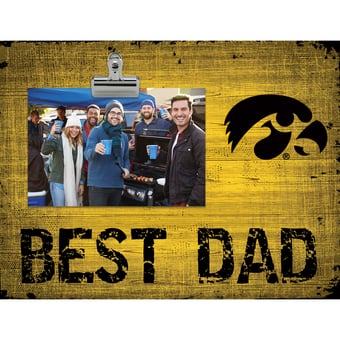 Iowa Hawkeyes 8'' x 10.5'' Best Dad Clip Frame