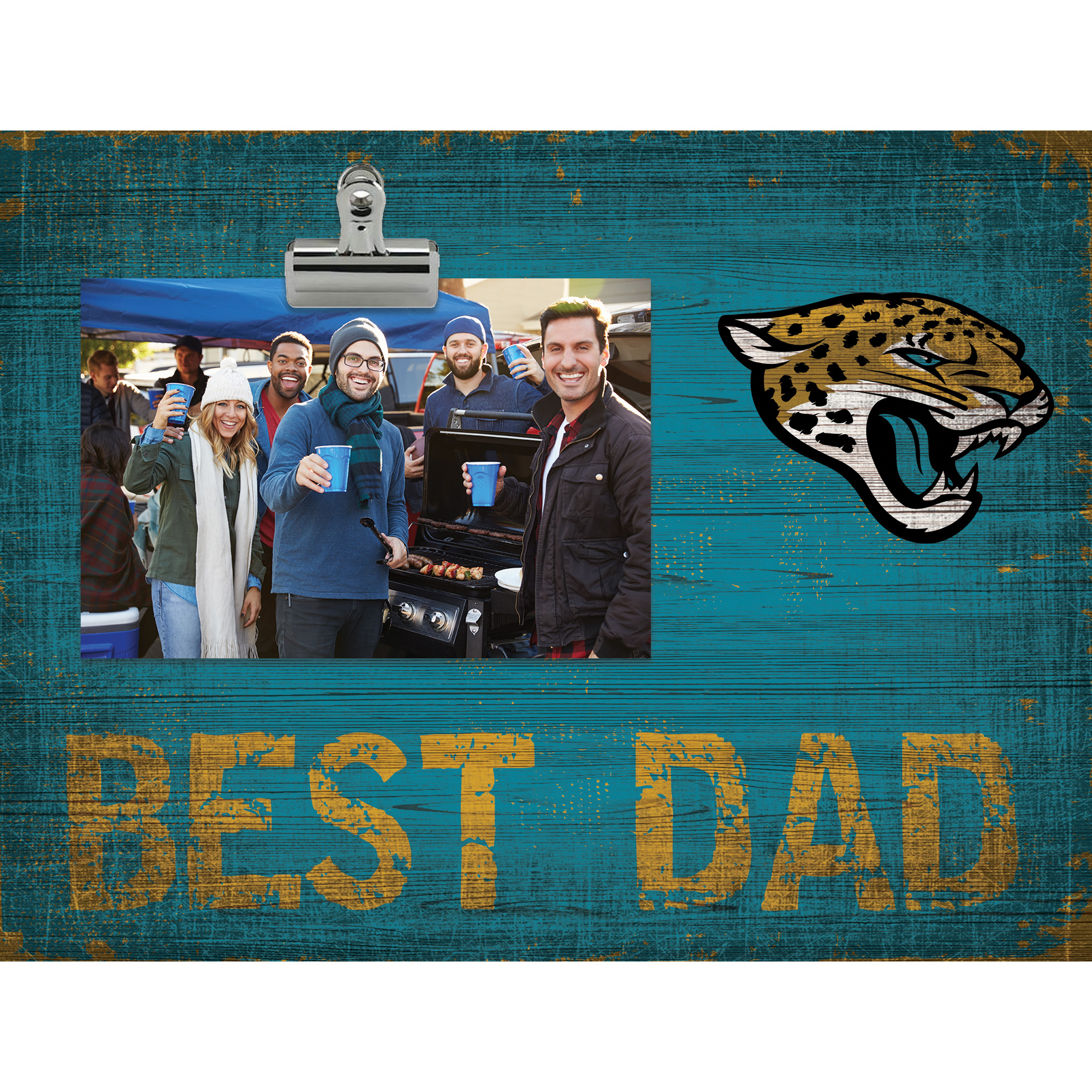 Jacksonville Jaguars 8'' x 10.5'' Best Dad Clip Frame