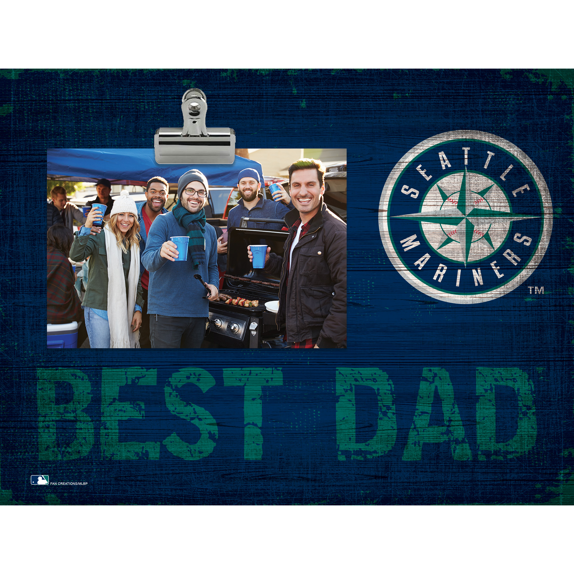 Seattle Mariners 8'' x 10.5'' Best Dad Clip Frame