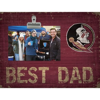 Florida State Seminoles 8'' x 10.5'' Best Dad Clip Frame