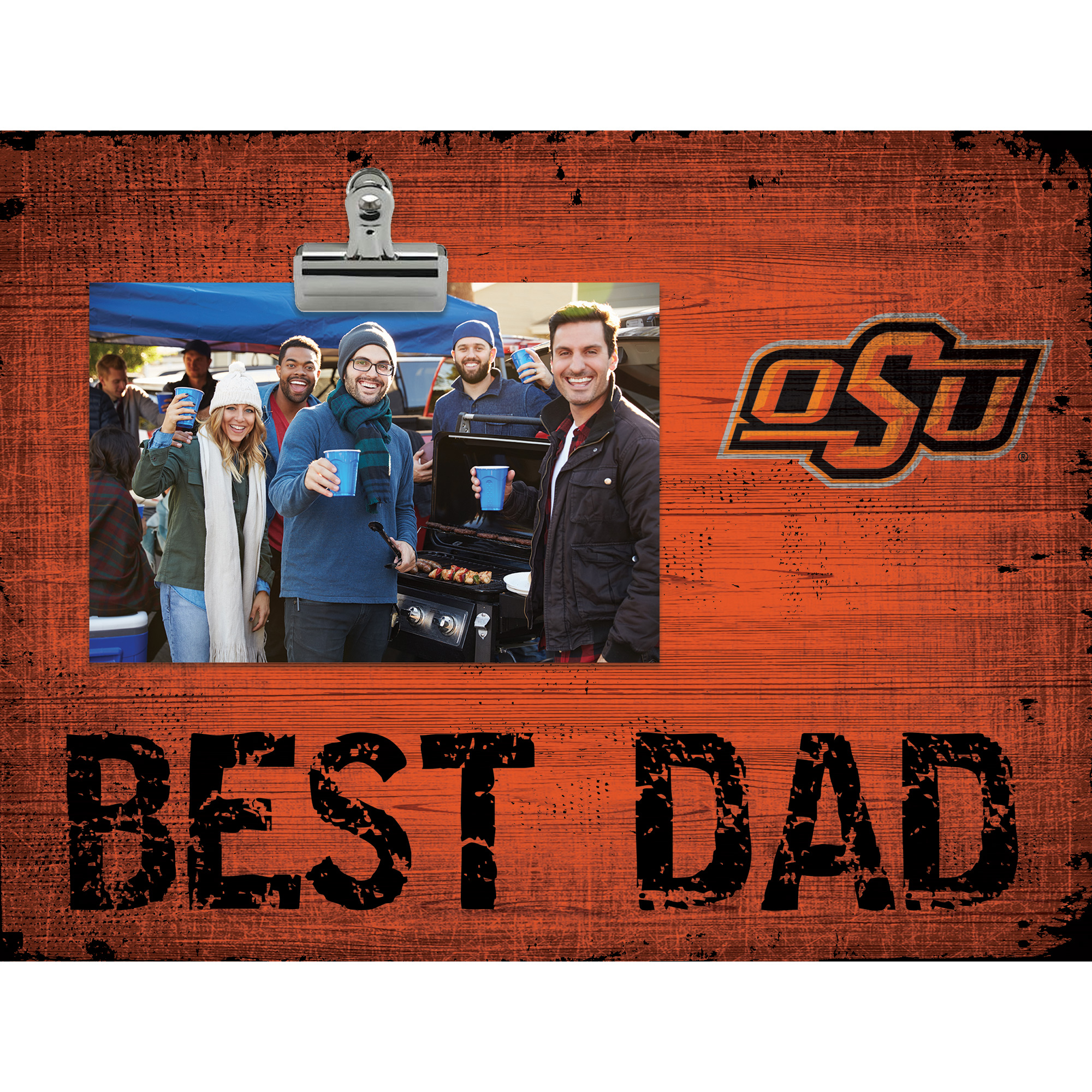 Oklahoma State Cowboys 8'' x 10.5'' Best Dad Clip Frame