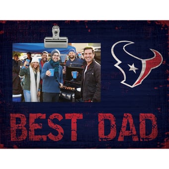 Houston Texans 8'' x 10.5'' Best Dad Clip Frame