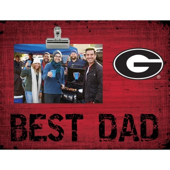 Georgia Bulldogs 8'' x 10.5'' Best Dad Clip Frame
