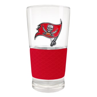 Tampa Bay Buccaneers 22oz. Pilsner Glass with Silicone Grip