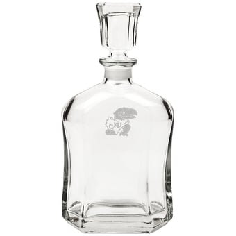 Kansas Jayhawks 23.75oz. Whiskey Decanter