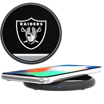Keyscaper  Las Vegas Raiders 15 Watt Wireless Induction Charger