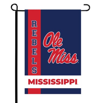 Ole Miss Rebels Team Garden Flag