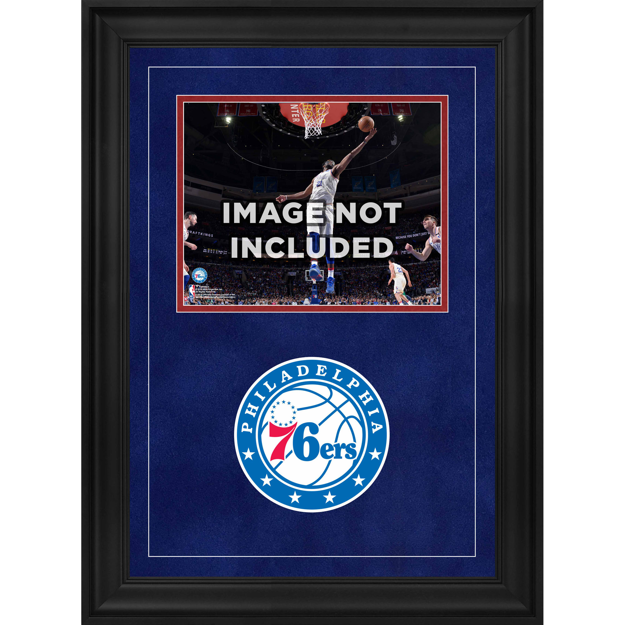 Philadelphia 76ers Deluxe 8" x 10" Horizontal Photograph Frame with Team Logo