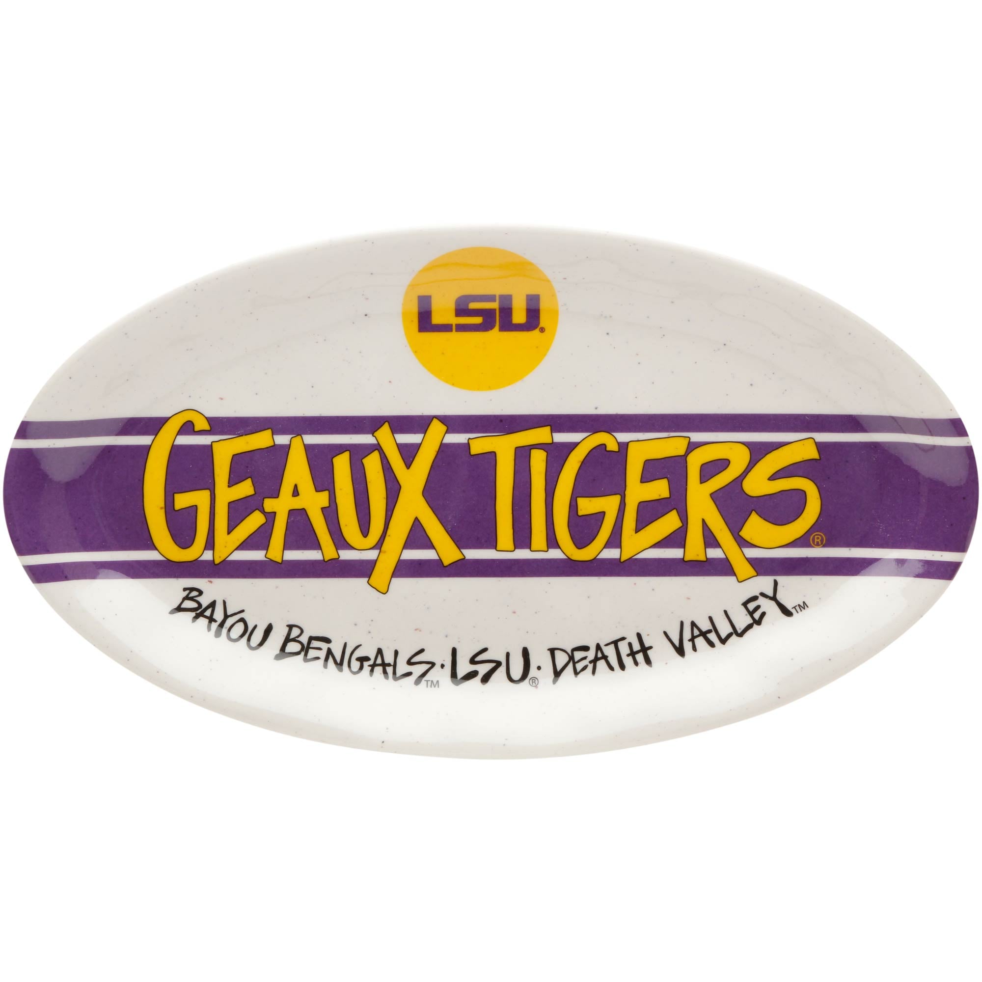 LSU Tigers Oval Kitchen Platter