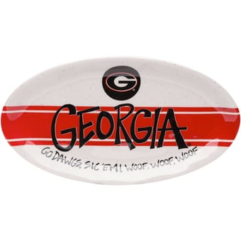 Georgia Bulldogs Oval Kitchen Platter