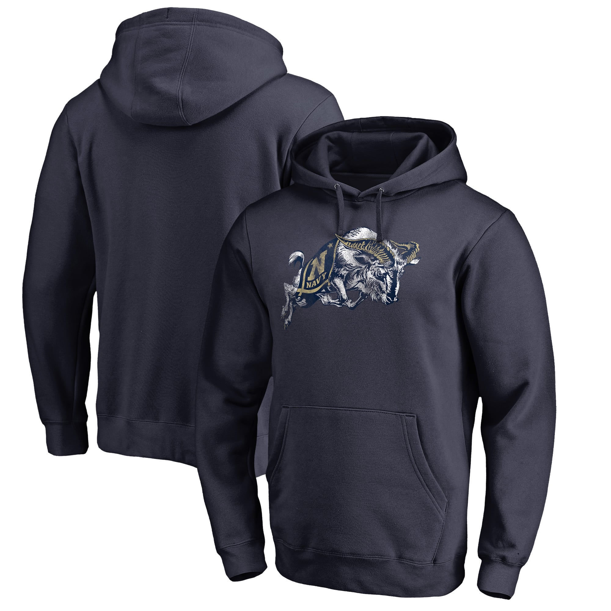 Men's Navy Navy Midshipmen Classic Primary Pullover Hoodie