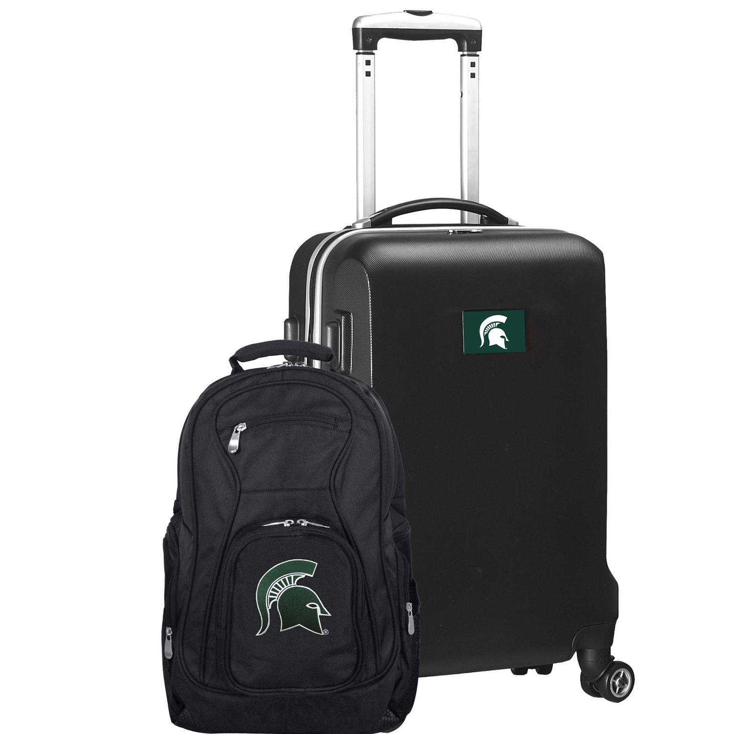Michigan State Spartans Deluxe 2-Piece Backpack and Carry-On Set