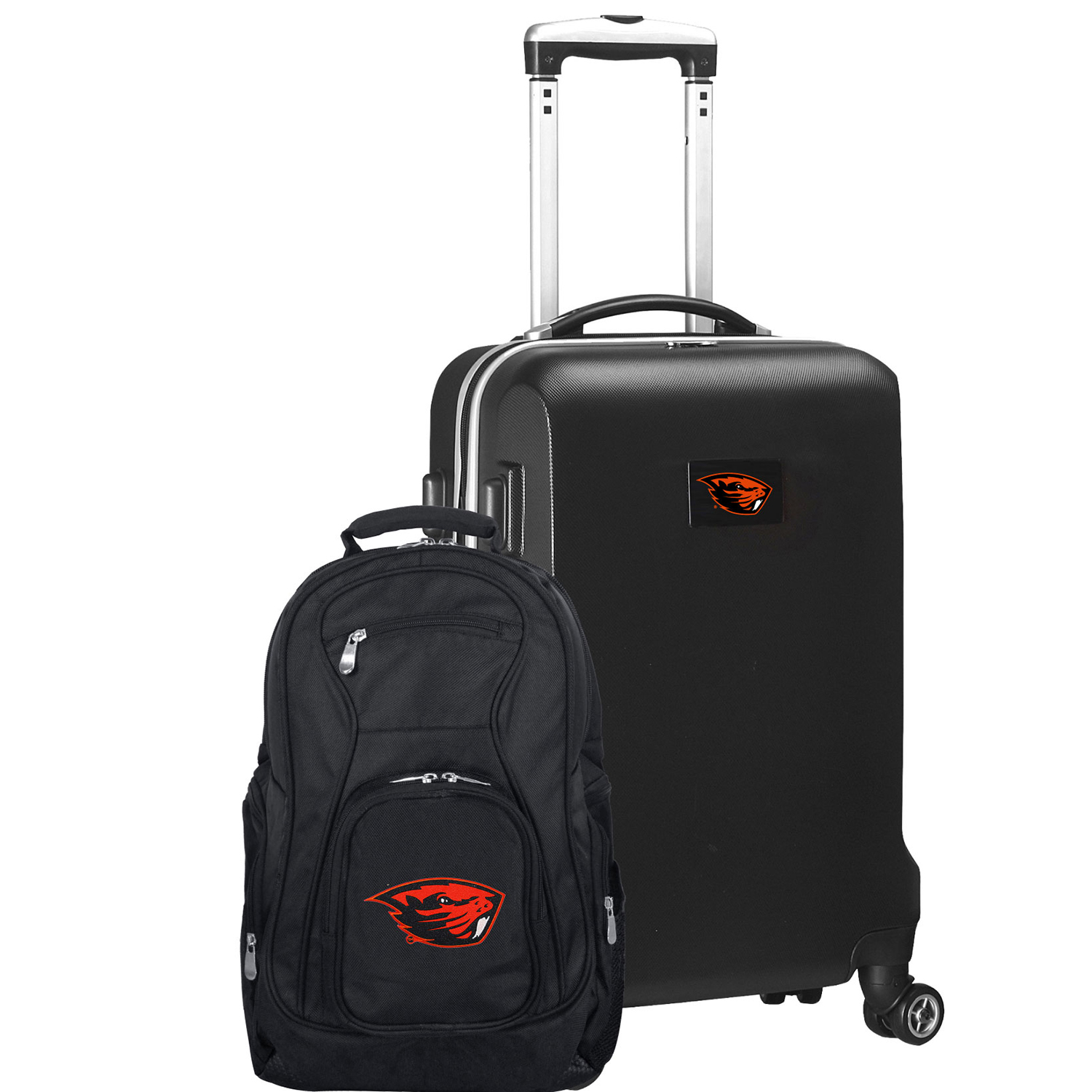 Oregon State Beavers Deluxe 2-Piece Backpack and Carry-On Set
