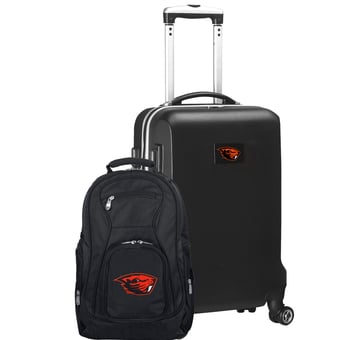 Oregon State Beavers Deluxe 2-Piece Backpack and Carry-On Set