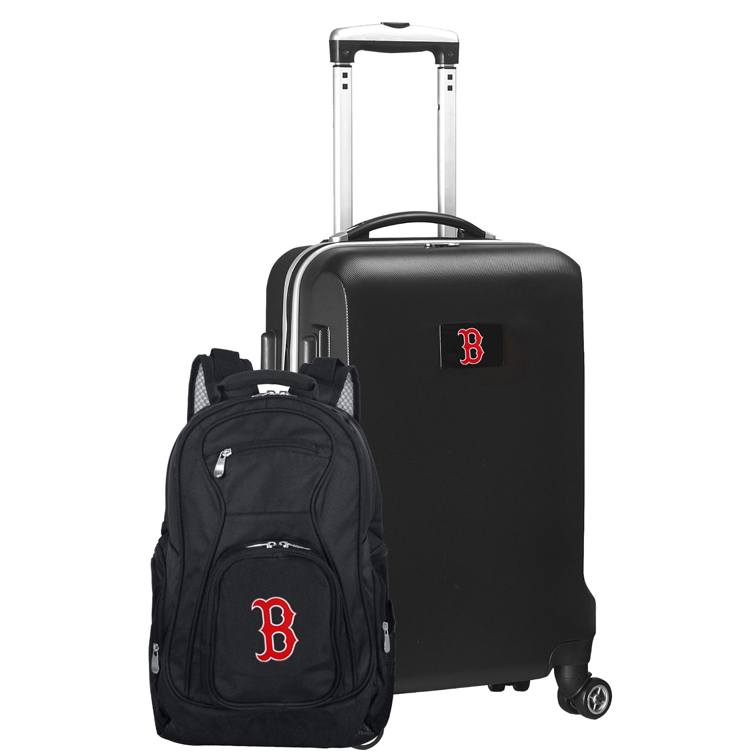 Boston Red Sox Deluxe 2-Piece Backpack and Carry-On Set