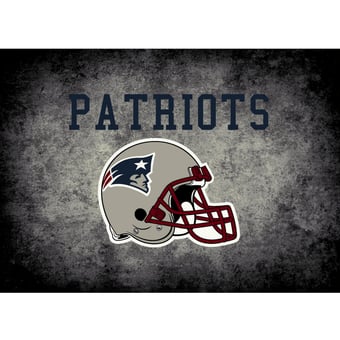 New England Patriots Imperial 3'10" x 5'4" Distressed Rug