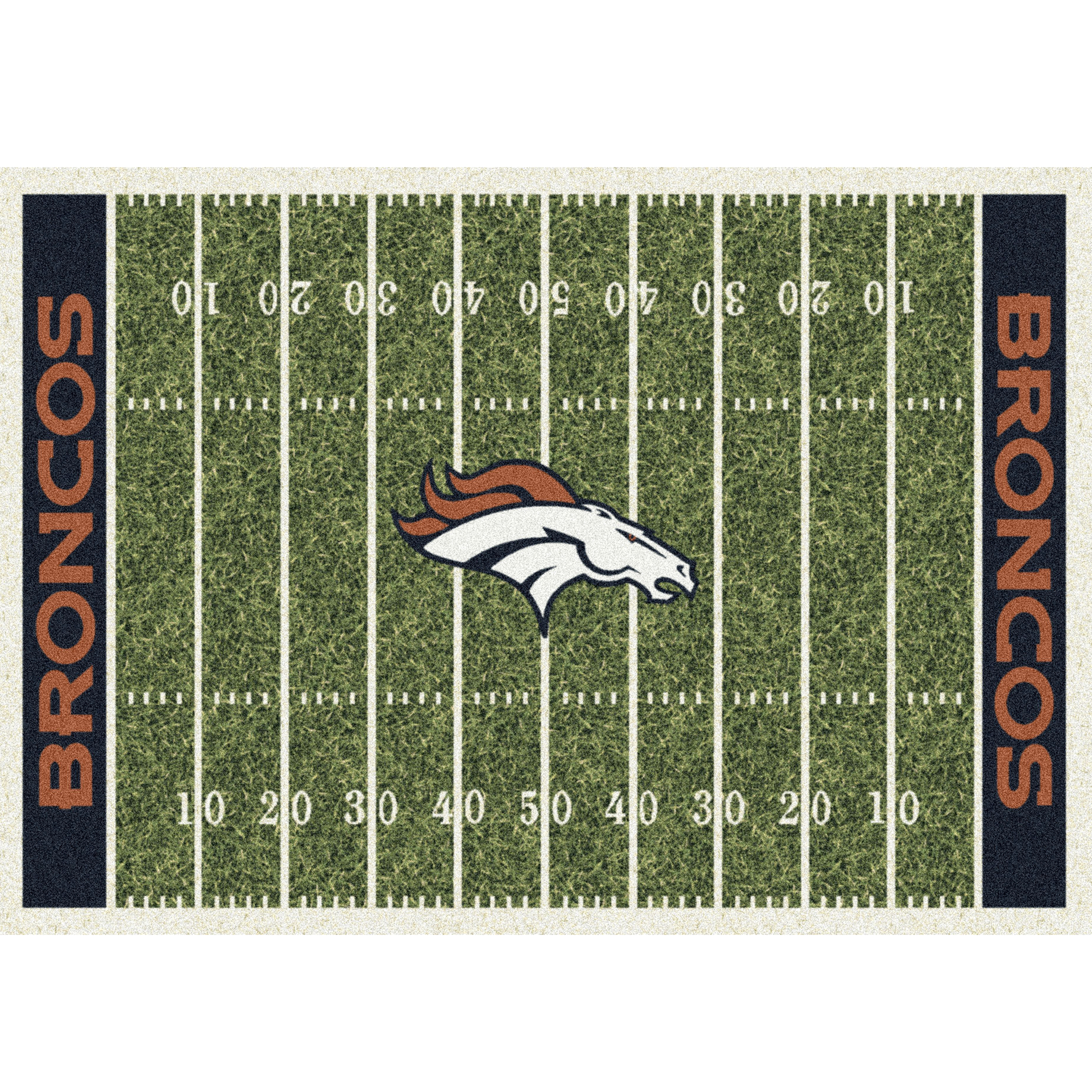 Imperial Denver Broncos 5'4'' x 7'8'' Home Field Rug