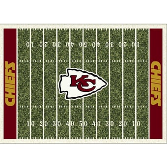 Imperial Kansas City Chiefs 5'4'' x 7'8'' Home Field Rug