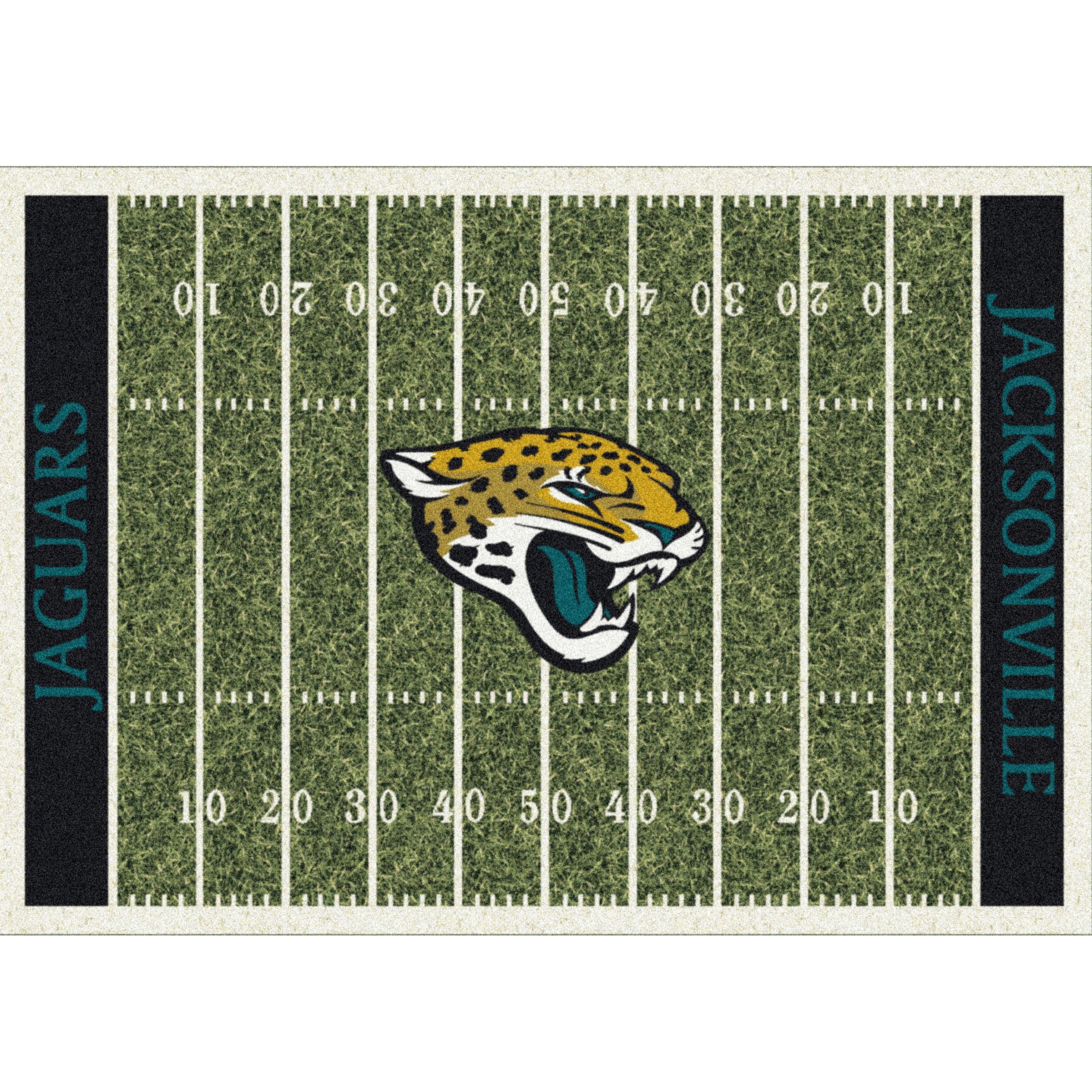 Imperial Jacksonville Jaguars 5’4” x 7’8” Home Field Rug