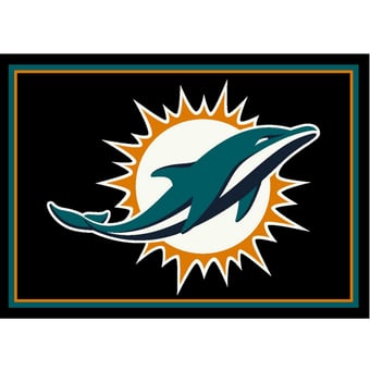 Imperial Miami Dolphins 5'4'' x 7'8'' Spirit Rug