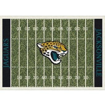 Imperial Jacksonville Jaguars 7'8'' x 10'9'' Home Field Rug