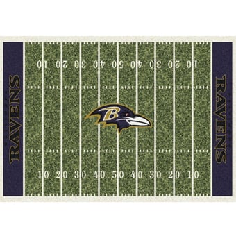 Imperial Baltimore Ravens 7'8'' x 10'9'' Home Field Rug