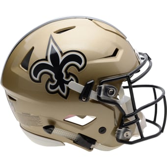 Riddell New Orleans Saints Revolution Speed Flex Authentic Football Helmet