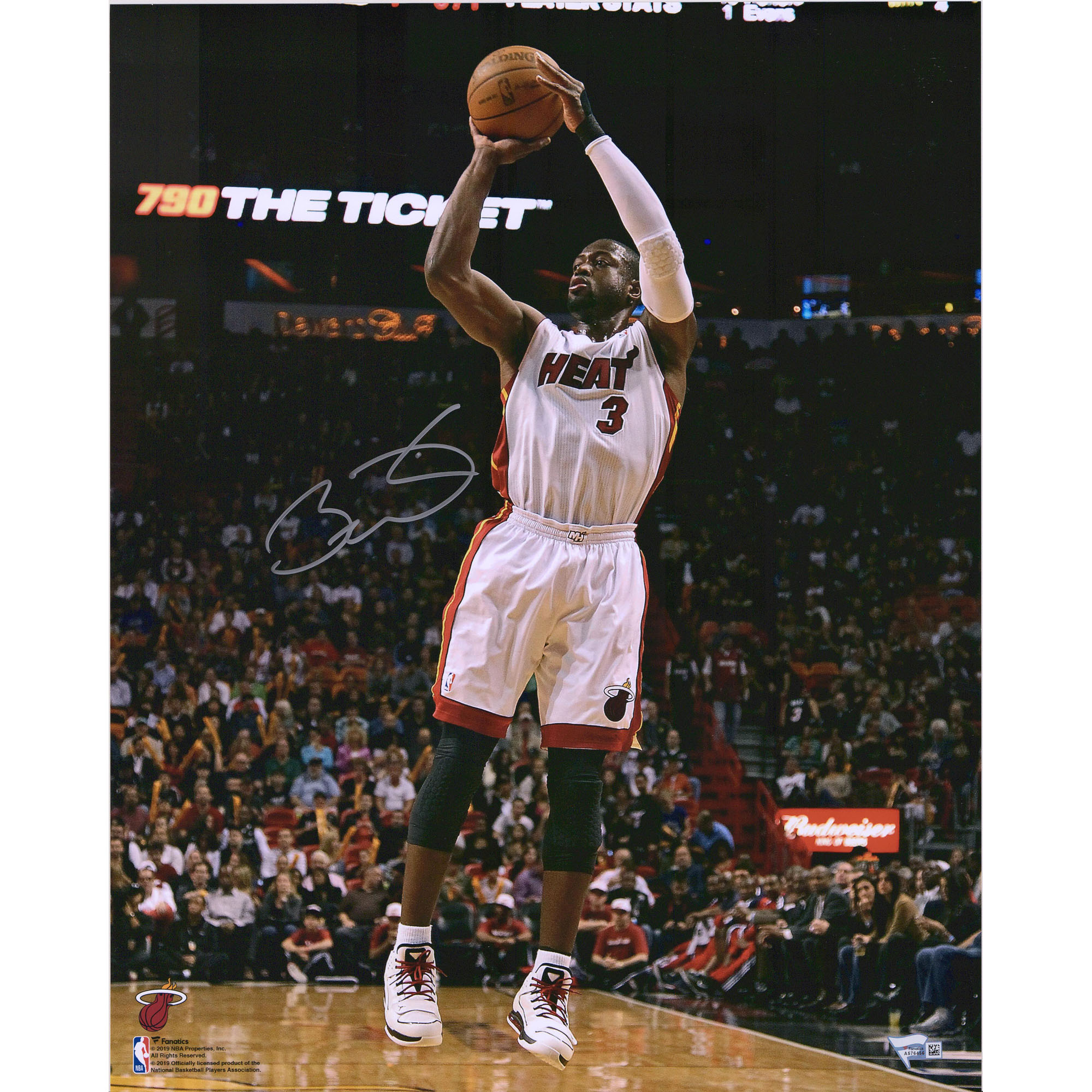 Dwyane Wade Miami Heat Autographed 16″ x 20″ Shooting in White Photograph Dwyane Wade Miami Heat Autographed 16″ x 20″ Shooting in White Photograph